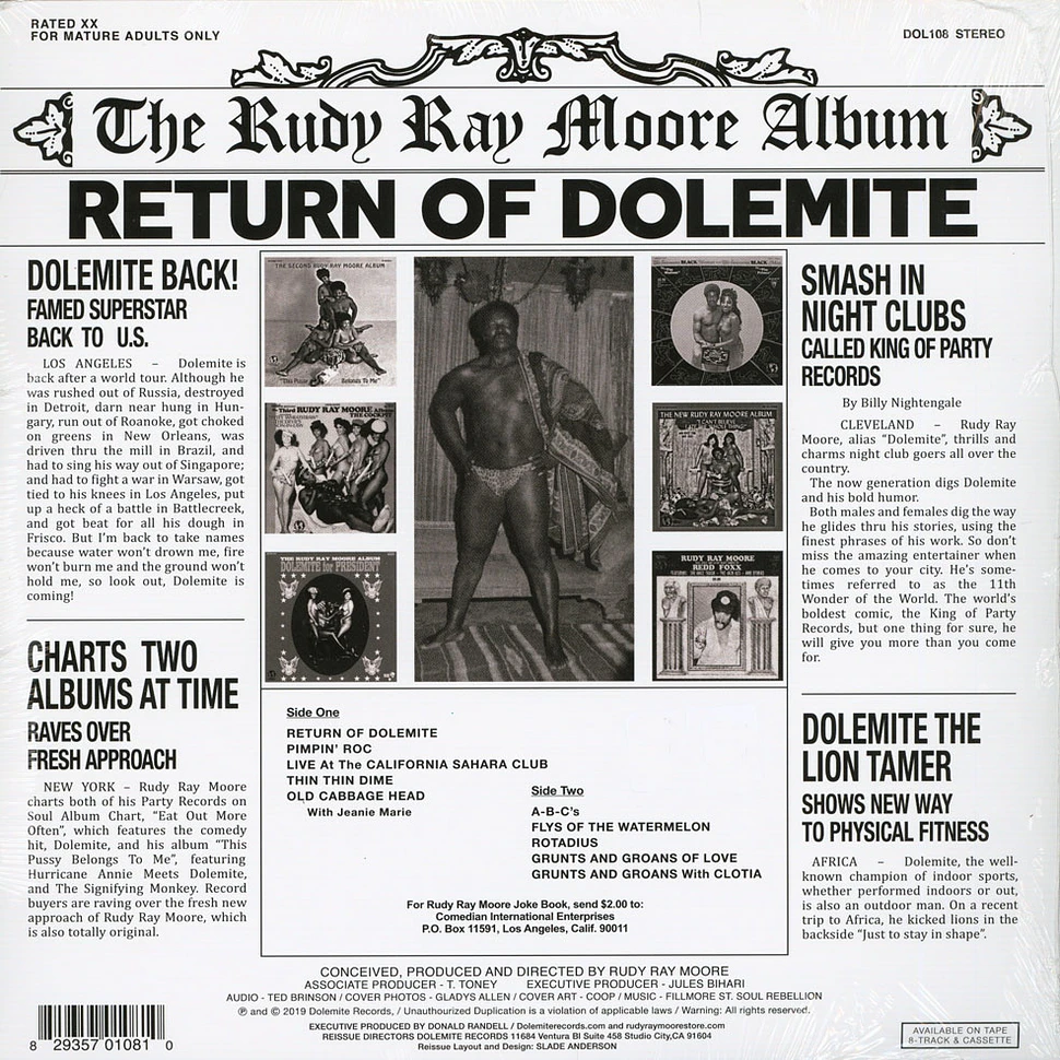 Rudy Ray Moore - Return Of Dolemite