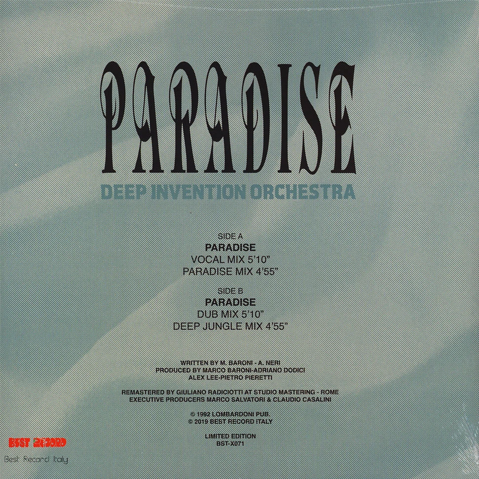 Deep Invention Orchestra - Paradise