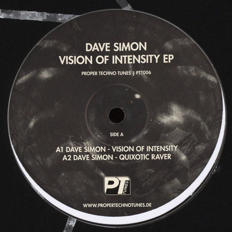 Dave Simon - Vision Of Intensity EP