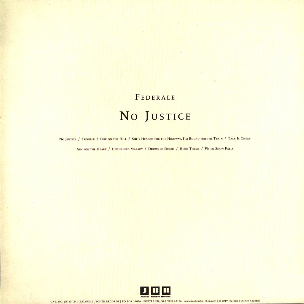 Federale - No Justice