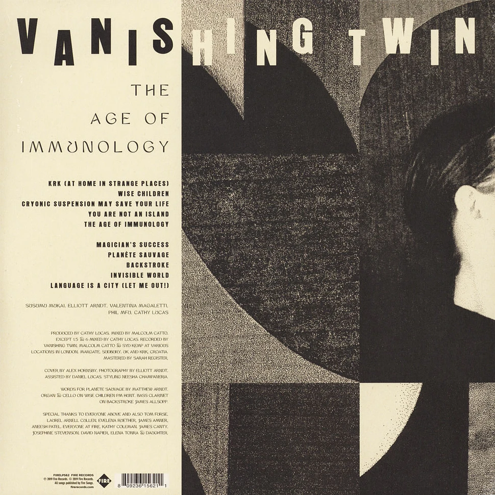 Vanishing Twin - The Age Of Immunology Black Vinyl Edition