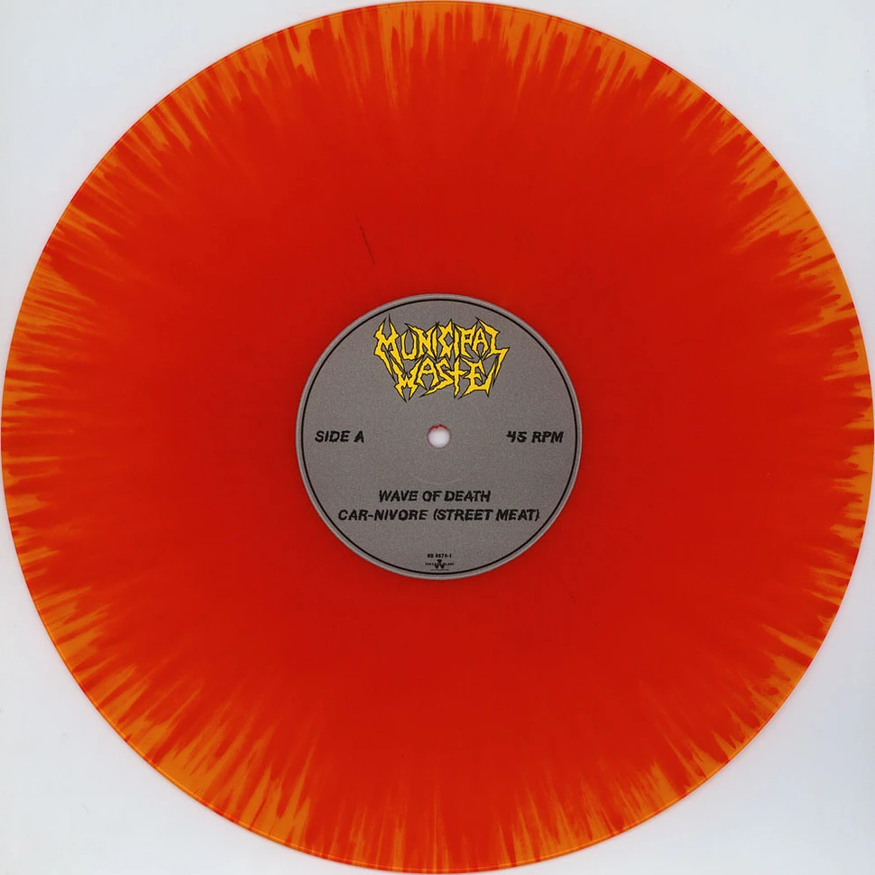 Municipal Waste - The Last Rager Orange / Red Splatter Vinyl Edition