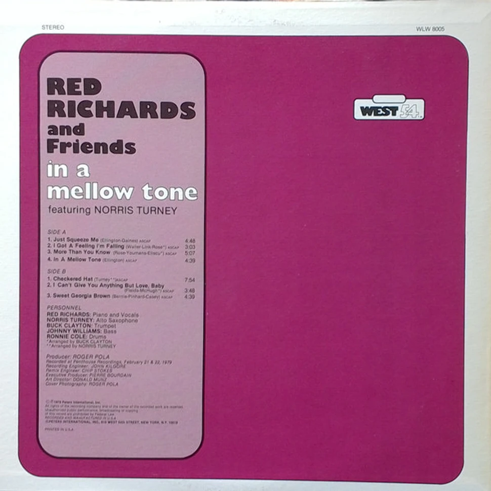 Red Richards - In a Mellow Tone