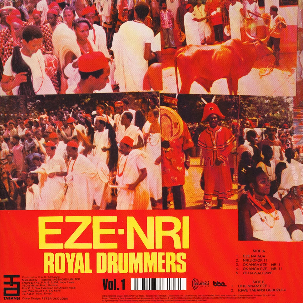 Eze-Nri Royal Drummers - Volume 1