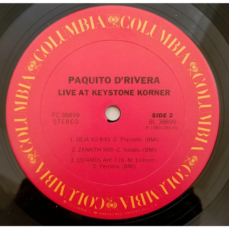 Paquito D'Rivera - Live At Keystone Korner