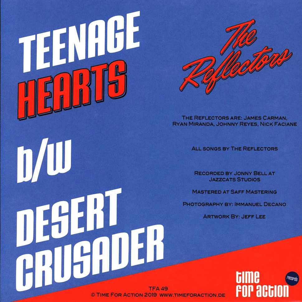 The Reflectors - Teenage Hearts
