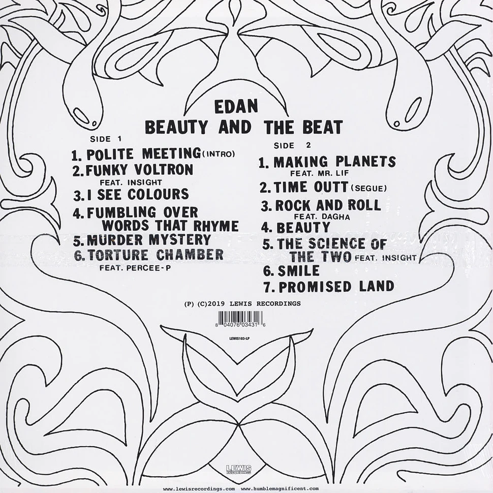 Edan - Beauty And The Beat Black Friday Record Store Day 2019 Edition