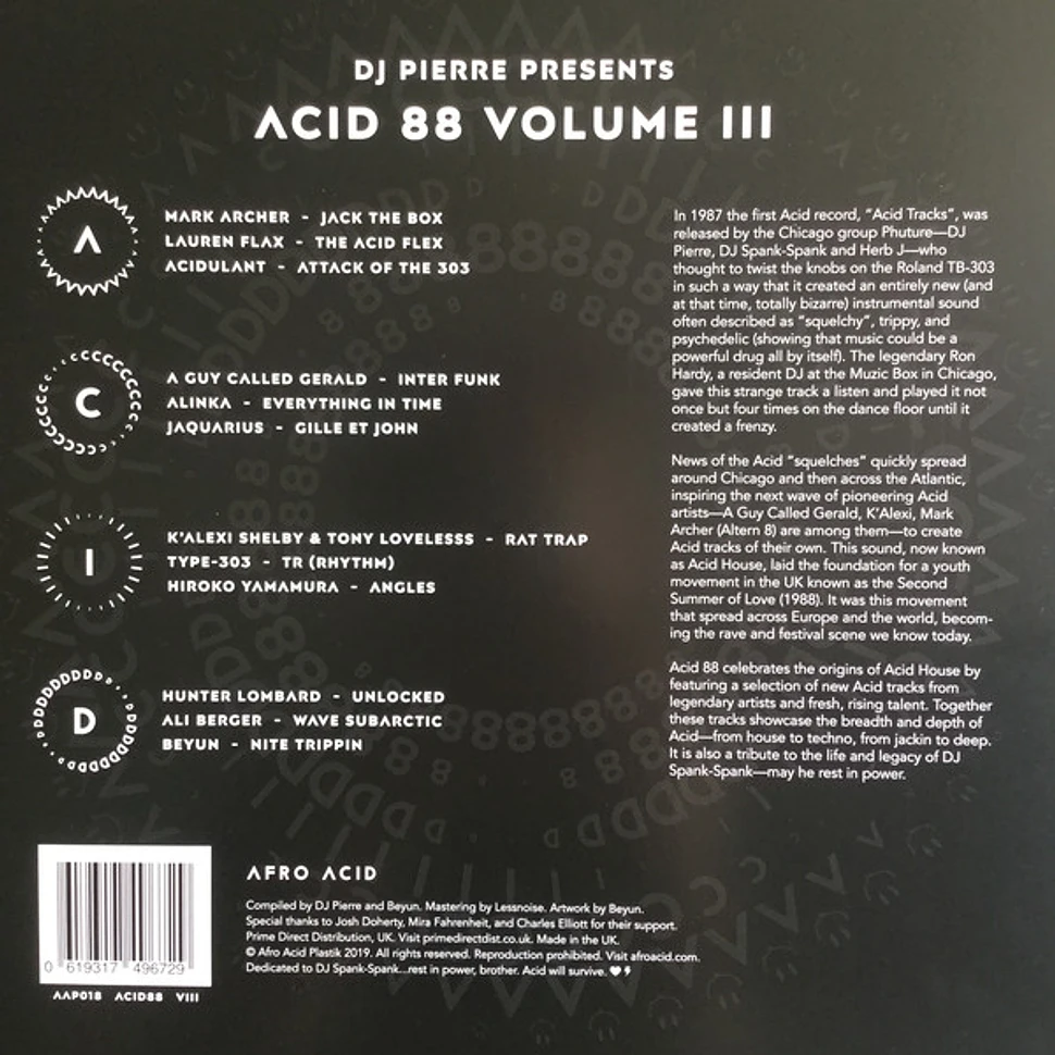 DJ Pierre - Acid 88 Volume III