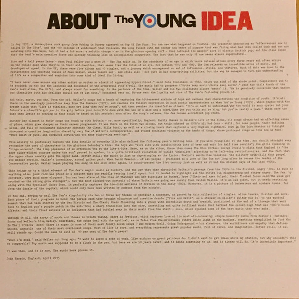 The Jam - About The Young Idea - The Very Best of The Jam