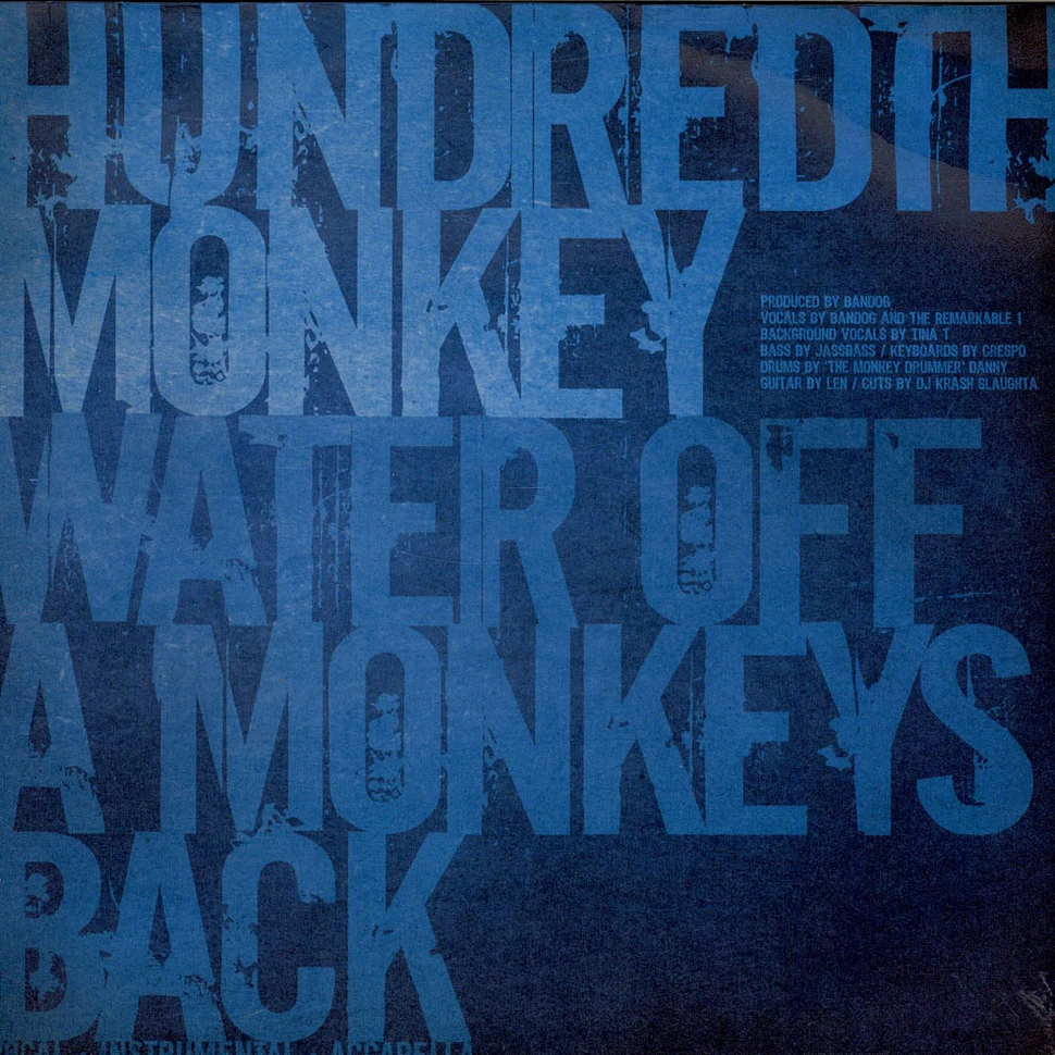 Hundredth Monkey - Water Off A Monkeys Back / Firechaser