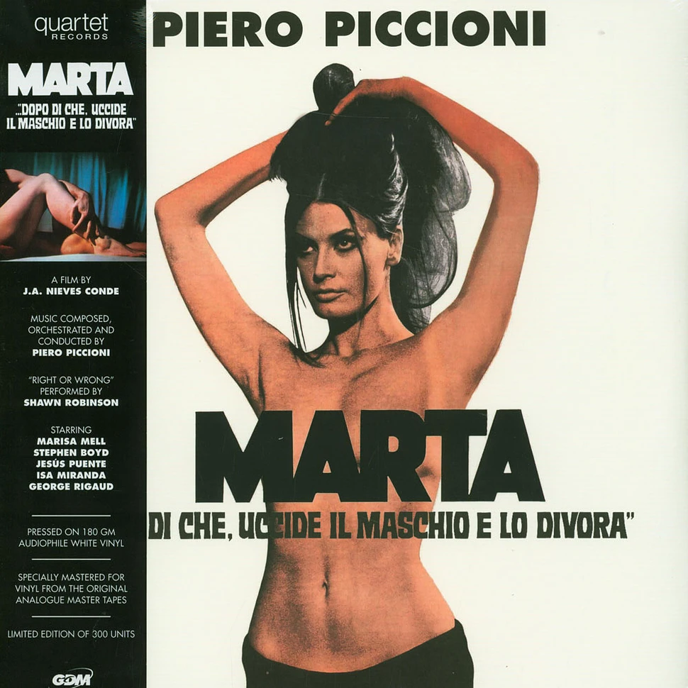 Piero Piccioni - OST Marta White Vinyl Edition