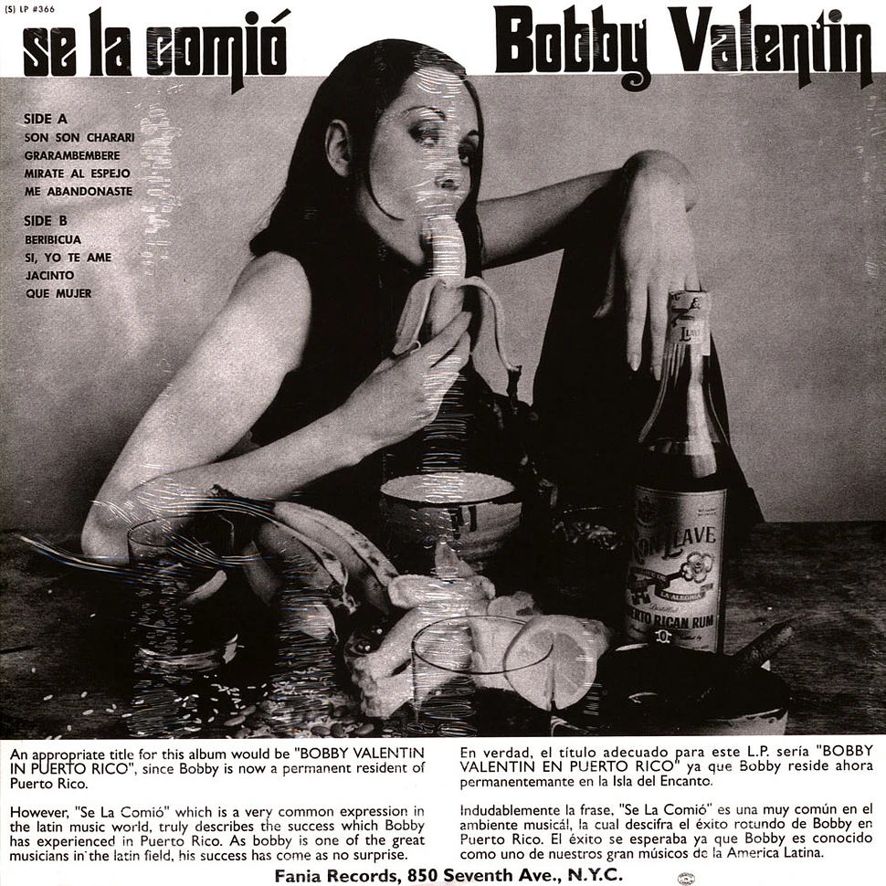 Bobby Valentin - Se La Comio
