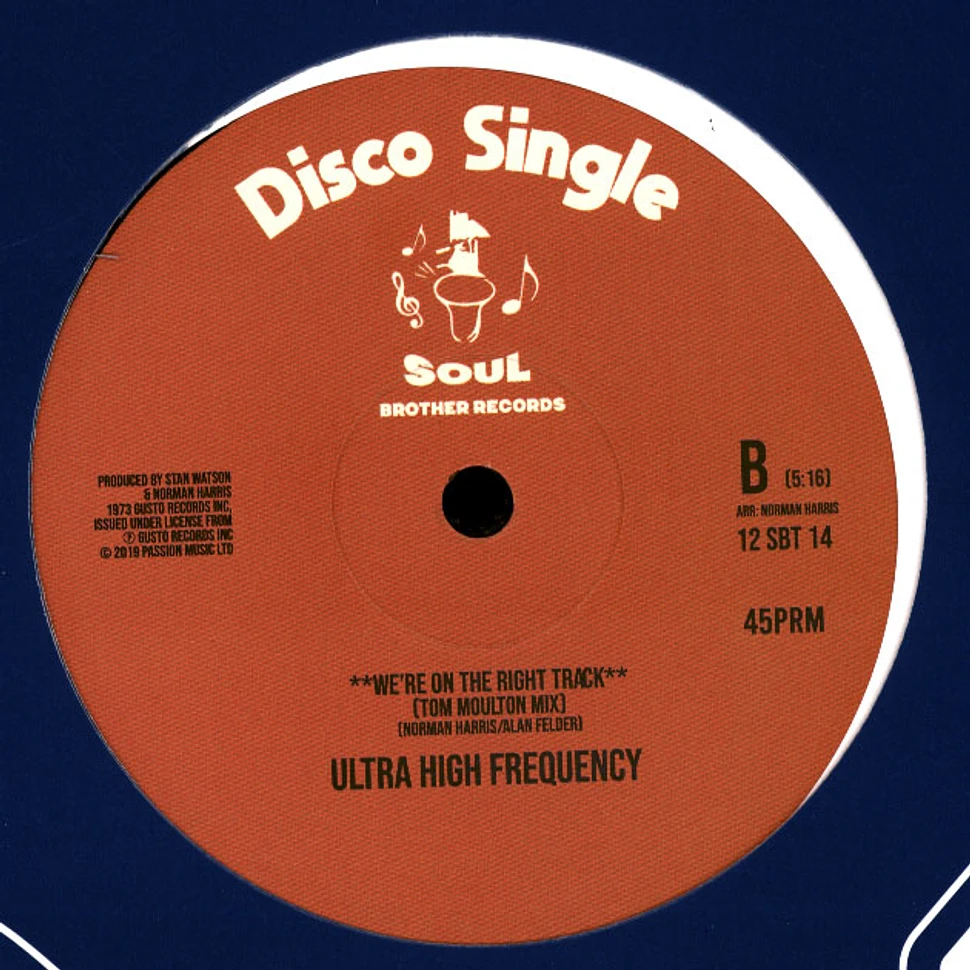 South Shore Commission / Ultra High Frequency - Free Man / We're On The Right Track (Moulton Mixes)