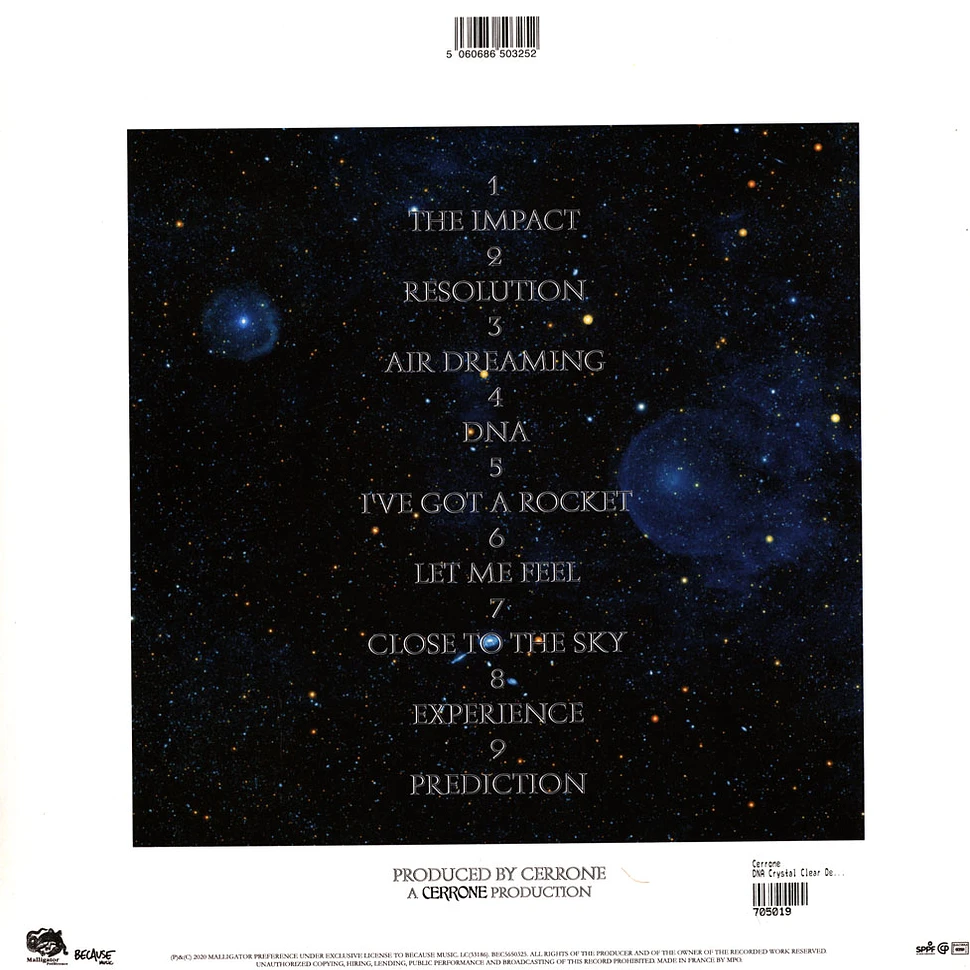 Cerrone - DNA Crystal Clear Deluxe Vinyl Edition