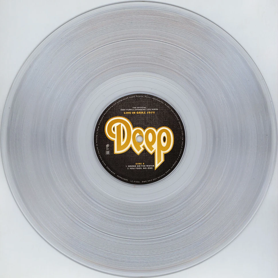 Deep Purple - Graz 1975 Limited Crystal Clear Edition