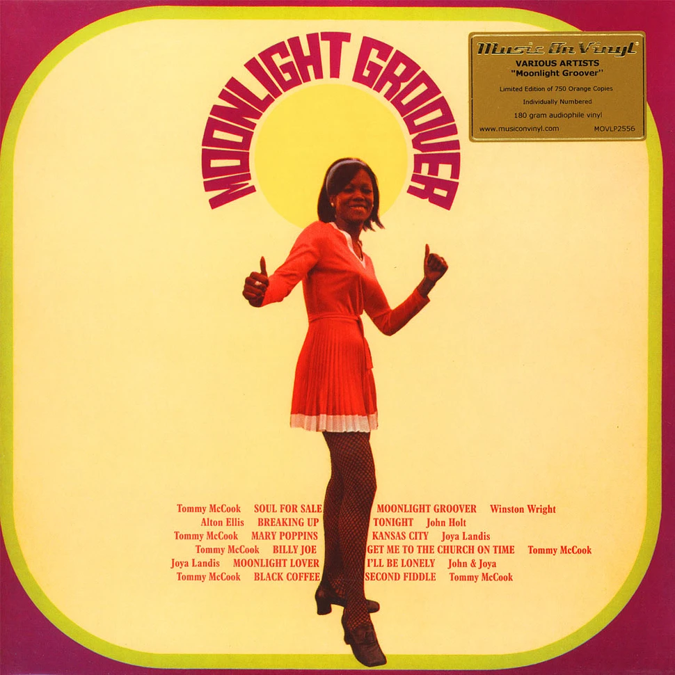 V.A. - Moonlight Groover Limited Numbered Orange Vinyl Edition