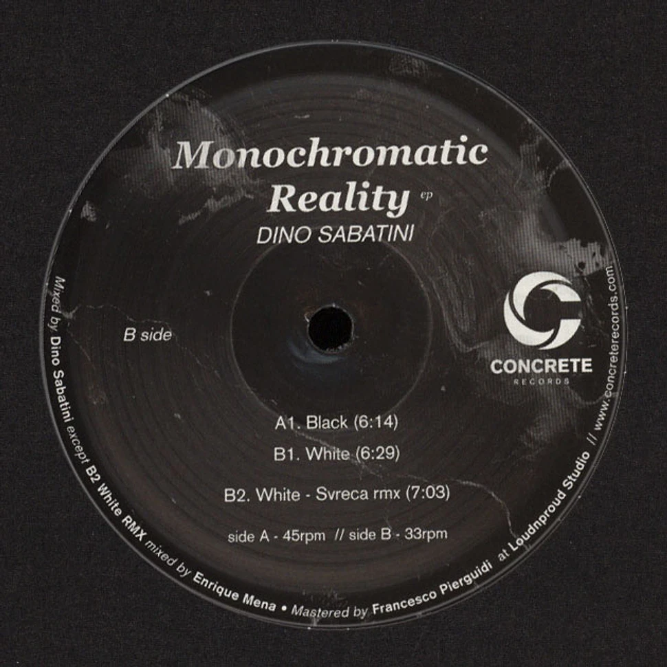 Dino Sabatini - Monochromatic Reality EP Svreca Remix