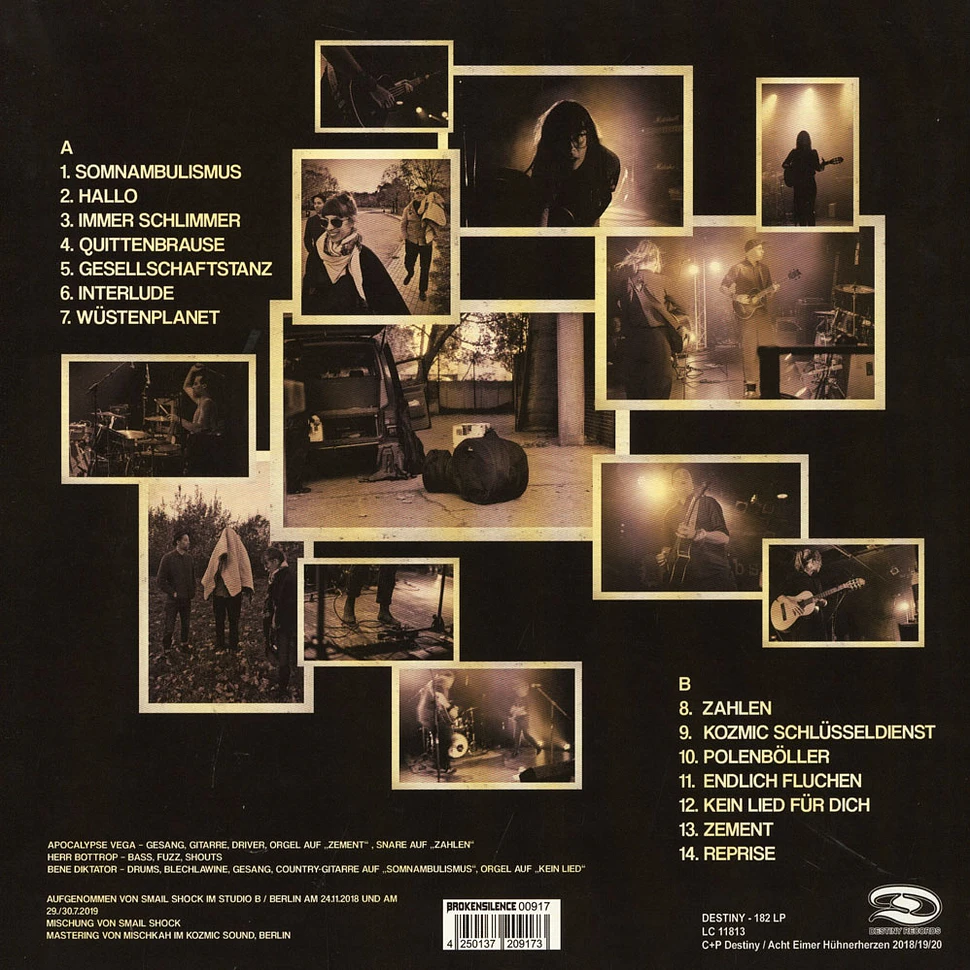 Acht Eimer Hühnerherzen - album Black Vinyl Edition
