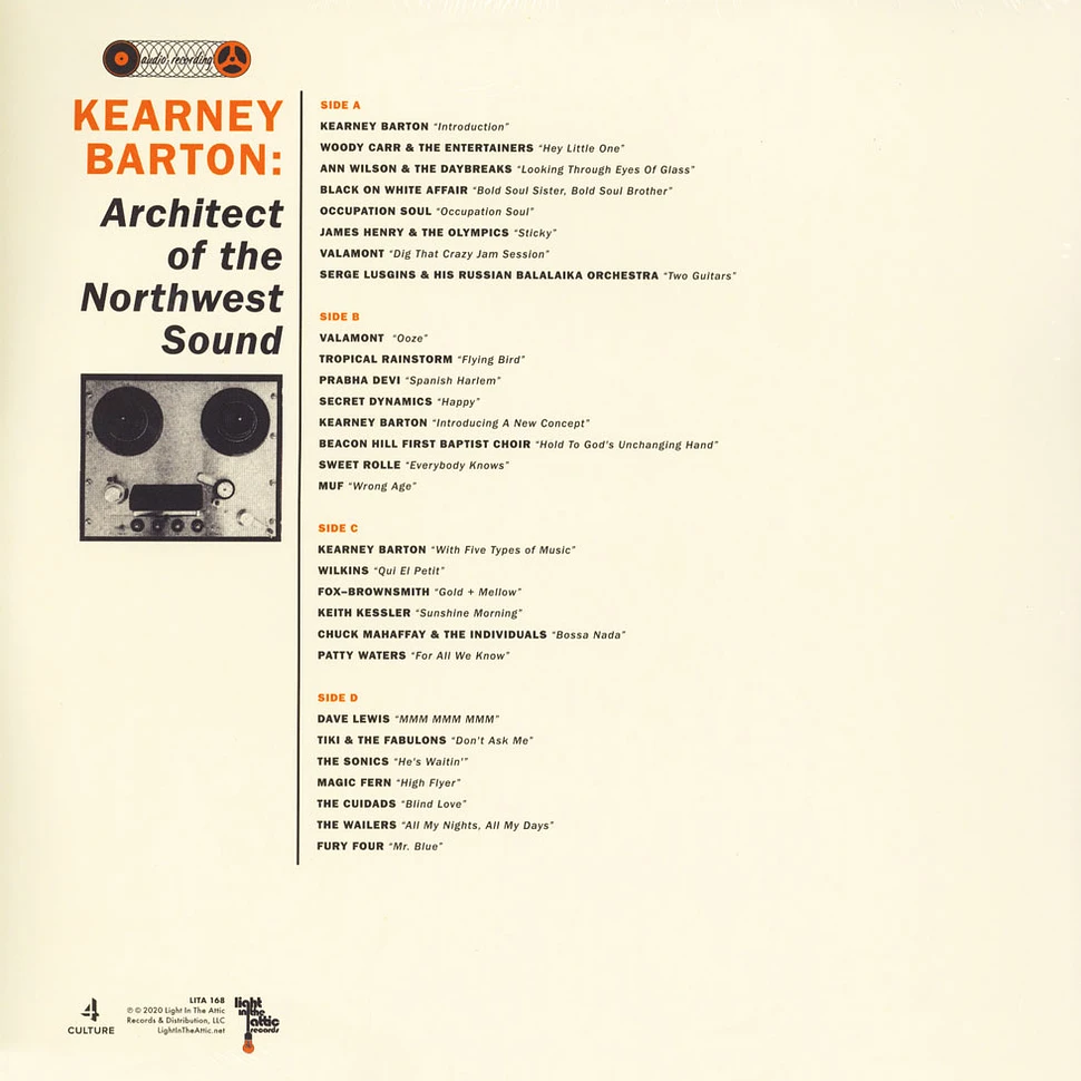 Kearney Barton - Architect Of The Northwest Sound Black Vinyl Edition