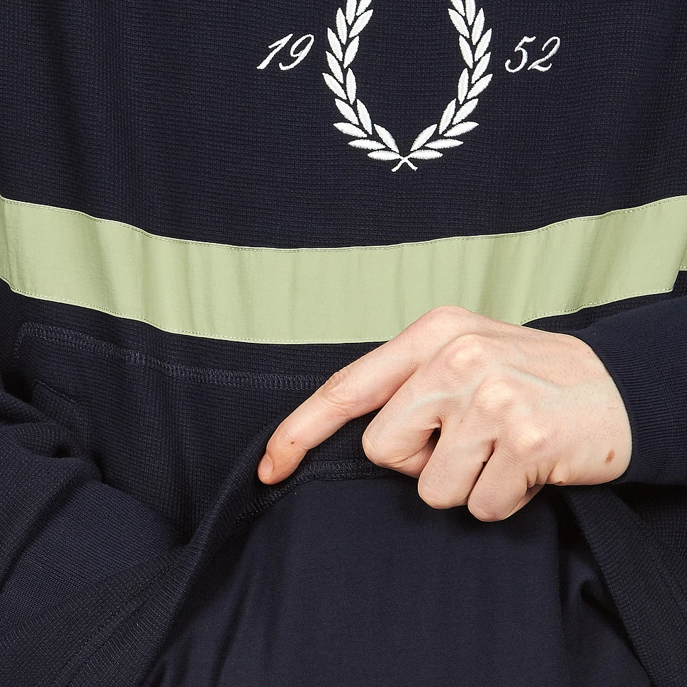 Fred Perry - Embroidered Funnel Neck Sweatshirt