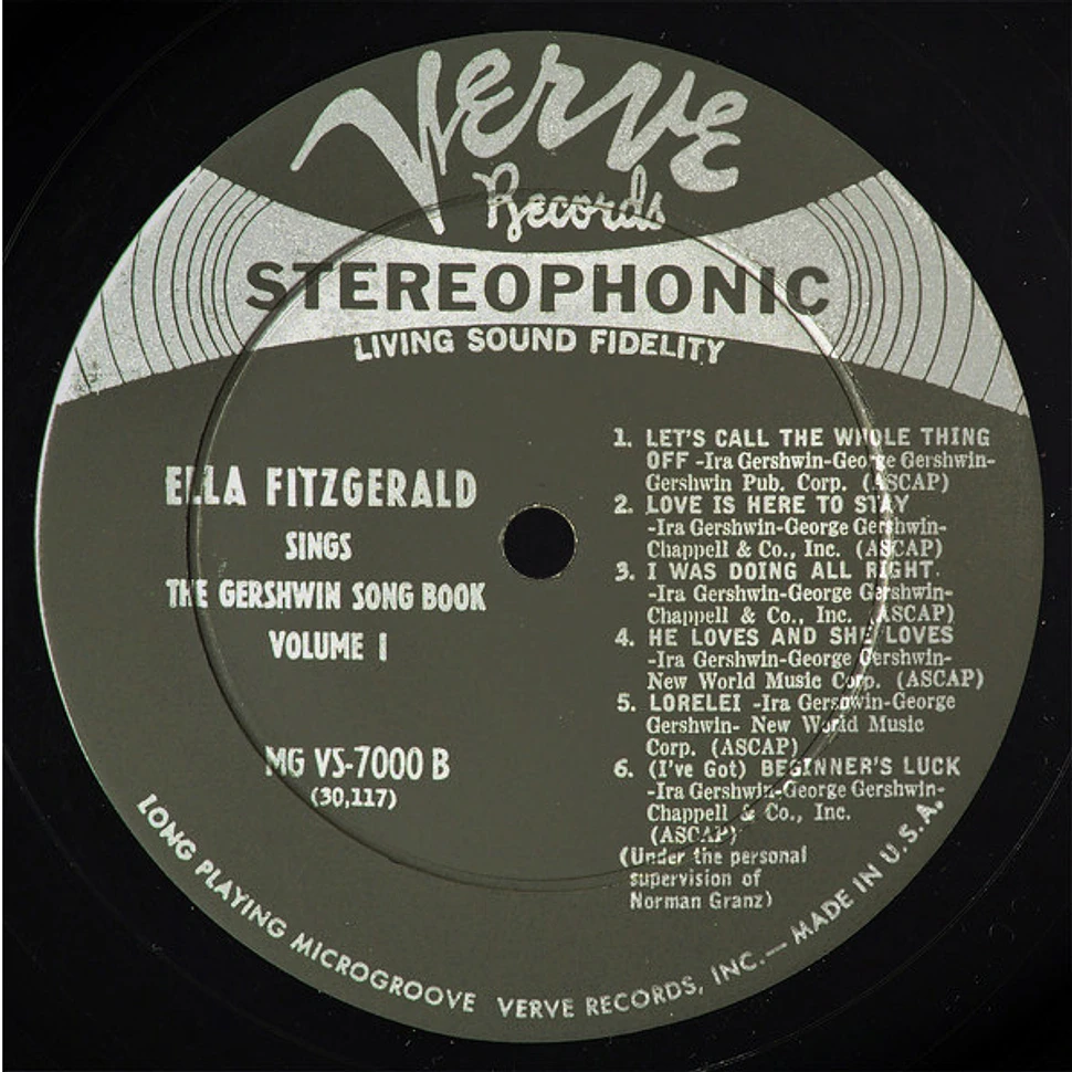 Ella Fitzgerald - Ella Fitzgerald Sings The Gershwin Song Book Vol. 1