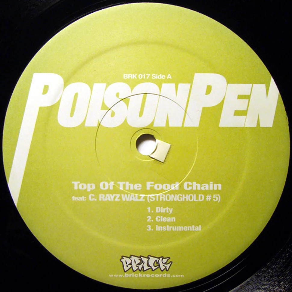 Poison Pen - Top Of The Food Chain / Triskaidekaphobia / Ancient Ruins