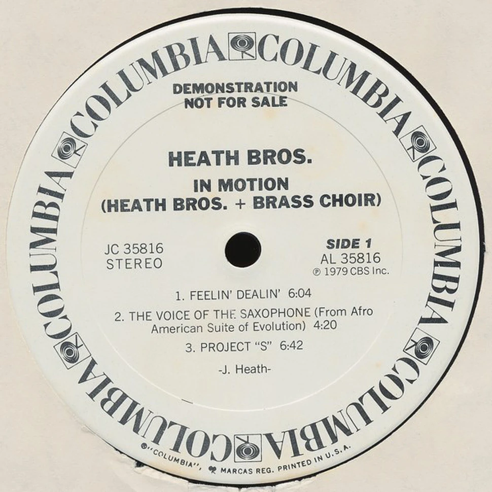 The Heath Brothers - In Motion