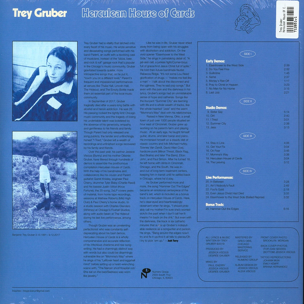 Trey Gruber - Herculean House Of Cards Colored Vinyl Edition