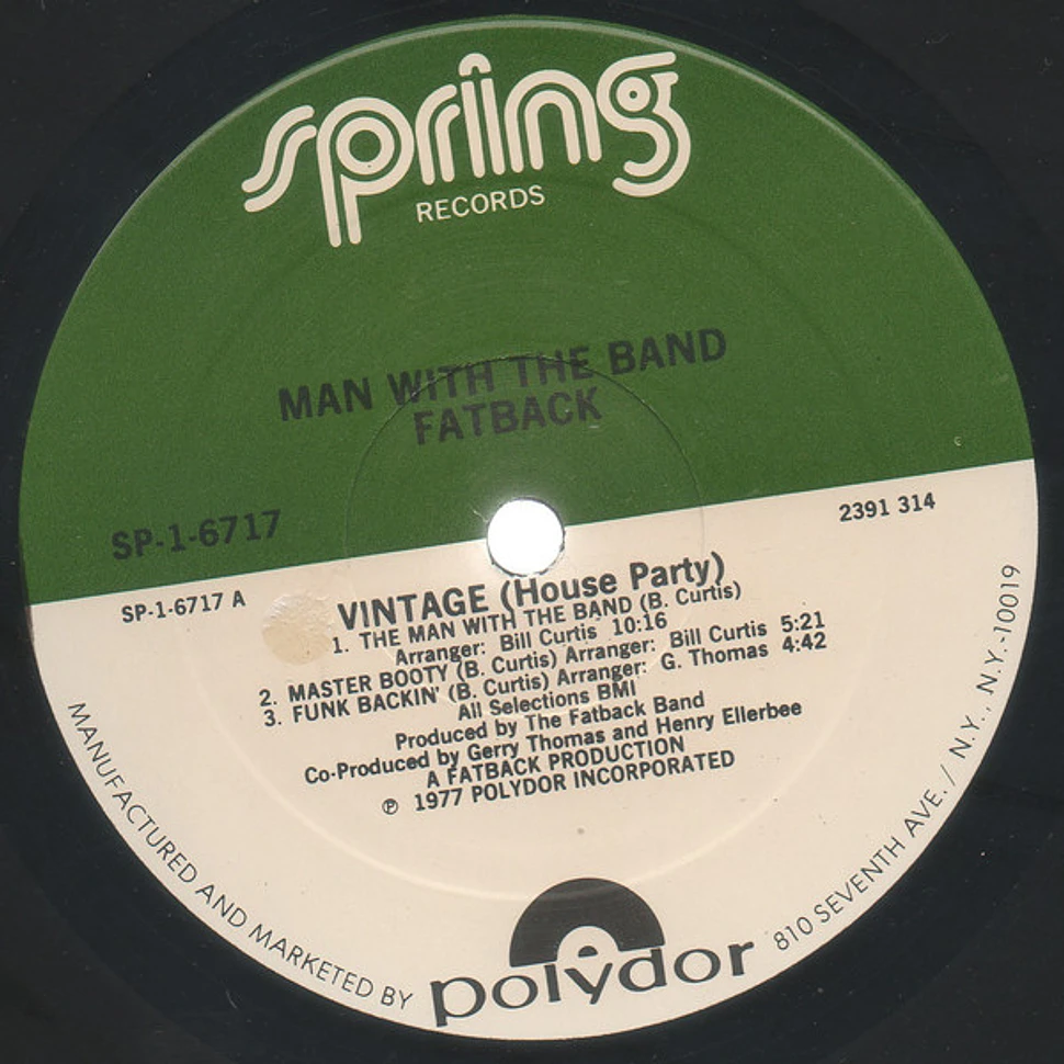 The Fatback Band - Man With The Band