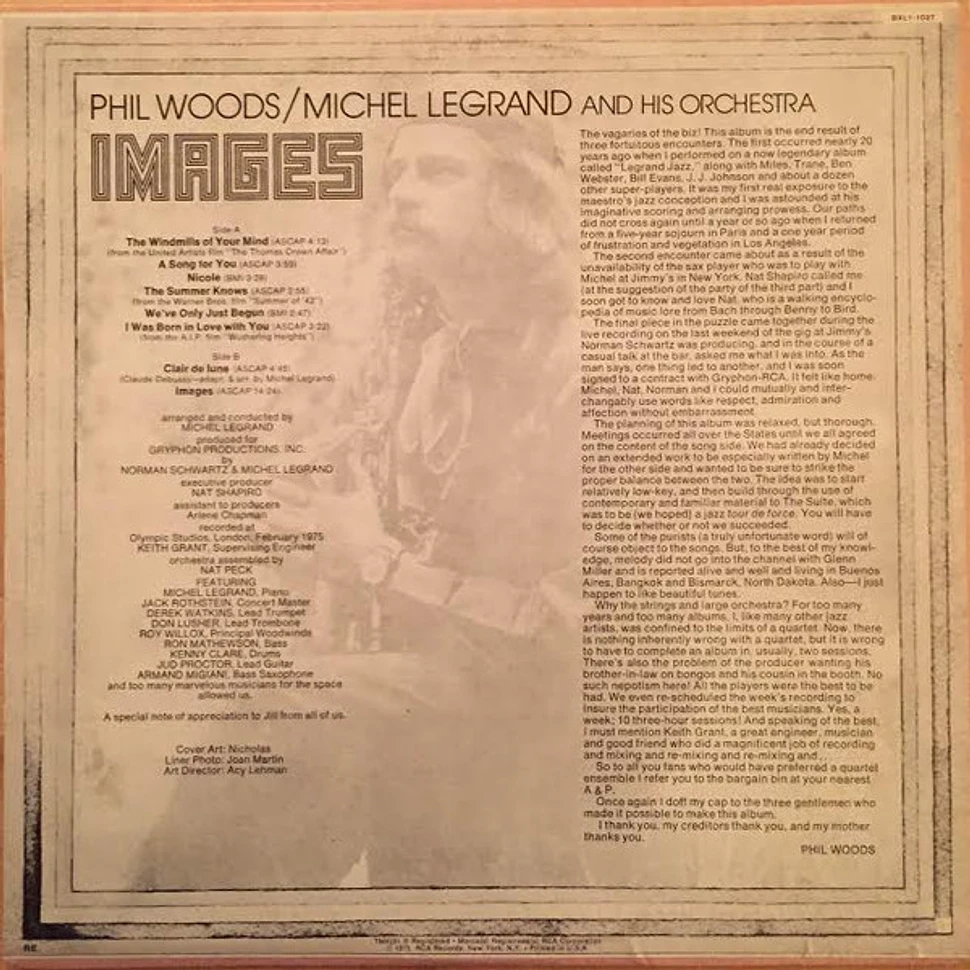 Phil Woods / Michel Legrand Et Son Orchestre - Images