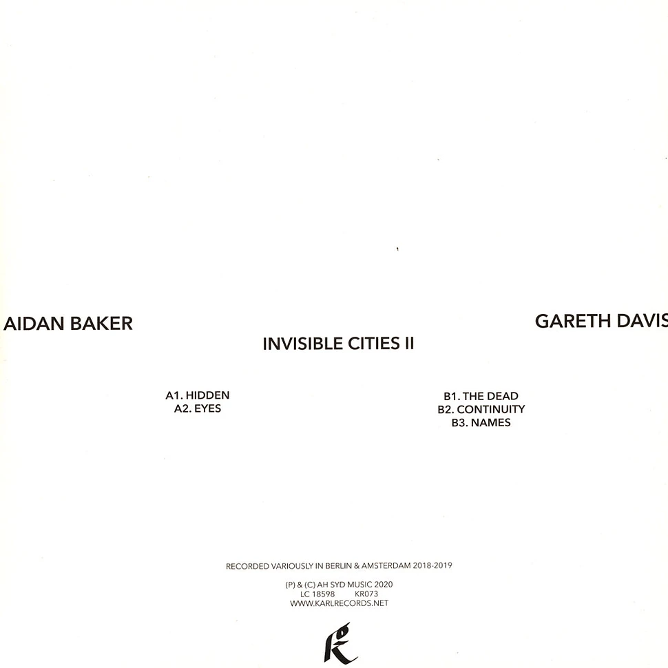 Aidan Baker & Gareth Davis - Invisible Cities II