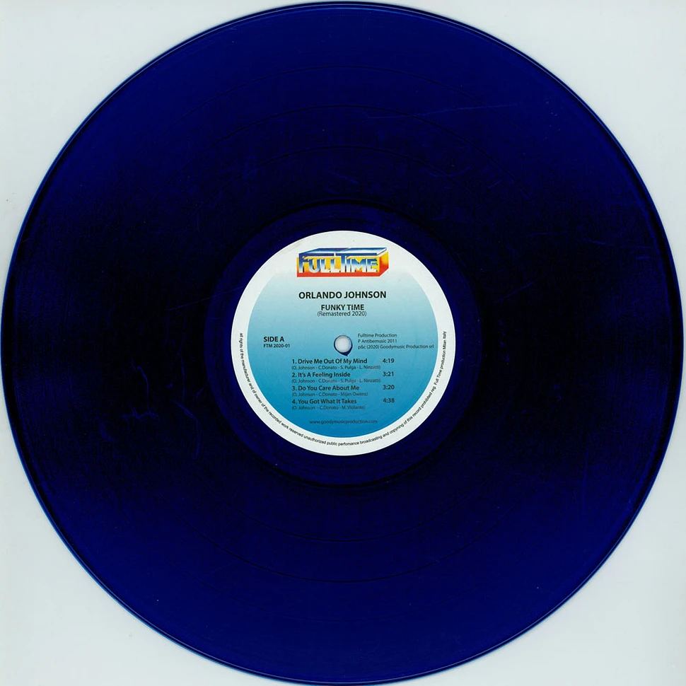 Orlando Johnson - Funky Time Blue-Transparent Vinyl Edition