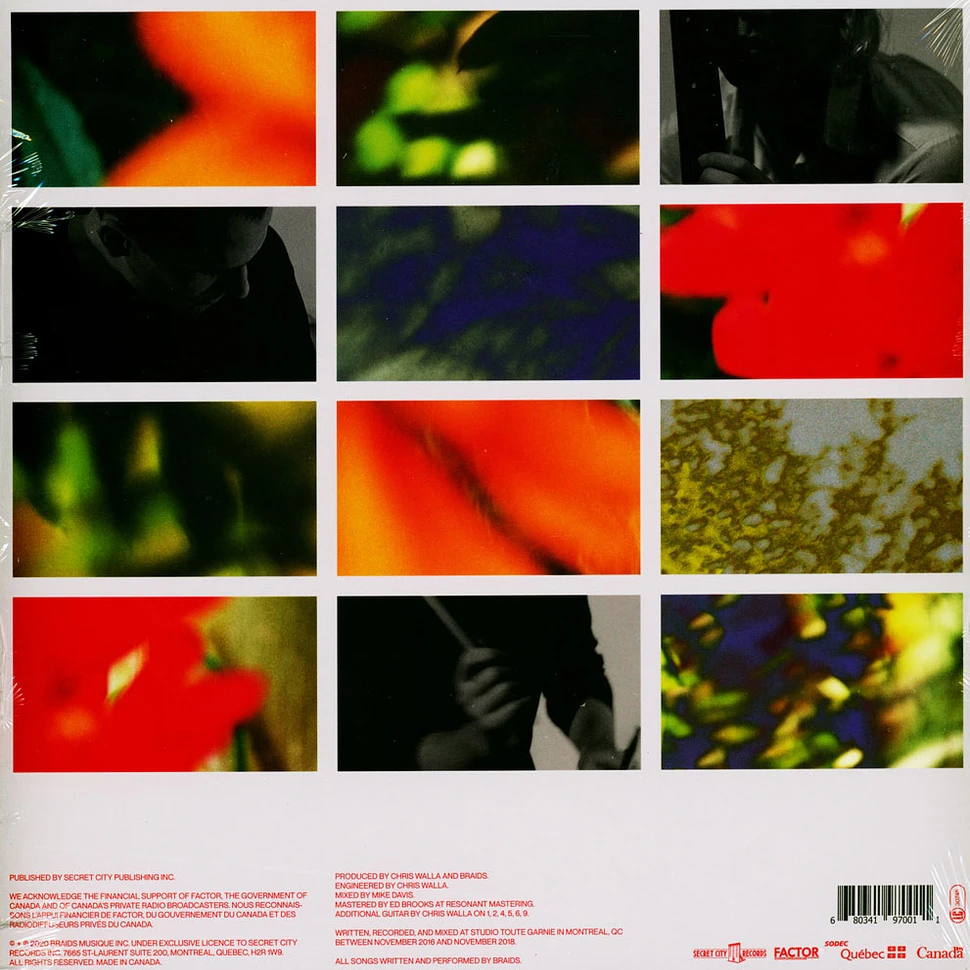 Braids - Shadow Offering Opaque Red Vinyl Editiin