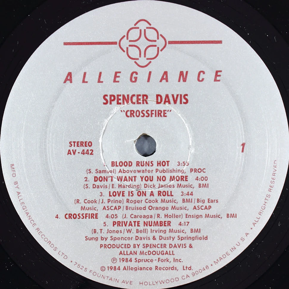 Spencer Davis - Crossfire