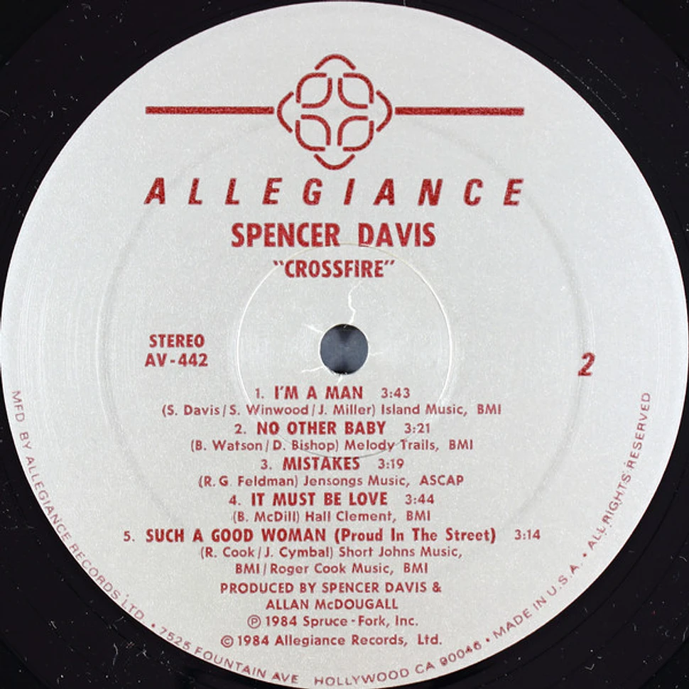Spencer Davis - Crossfire
