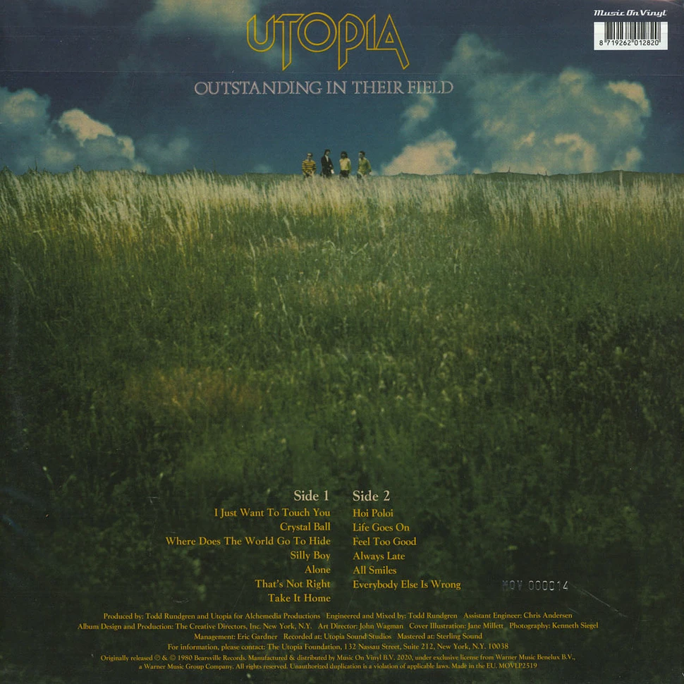 Utopia - Deface The Music Limited Numbered Silver Vinyl Edition