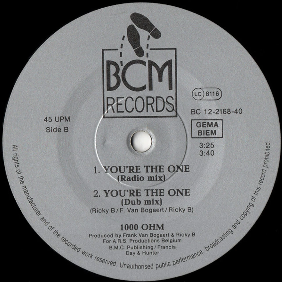 1000 Ohm - You're The One