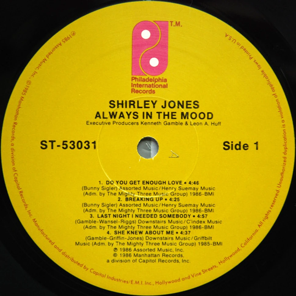 Shirley Jones - Always In The Mood