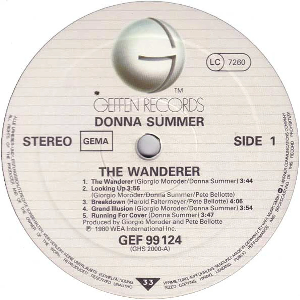 Donna Summer - The Wanderer