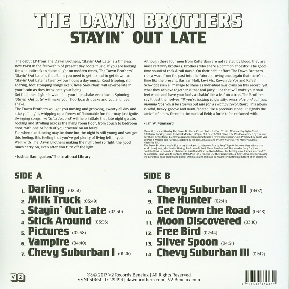 Dawn Brothers - Stayin' Out Late