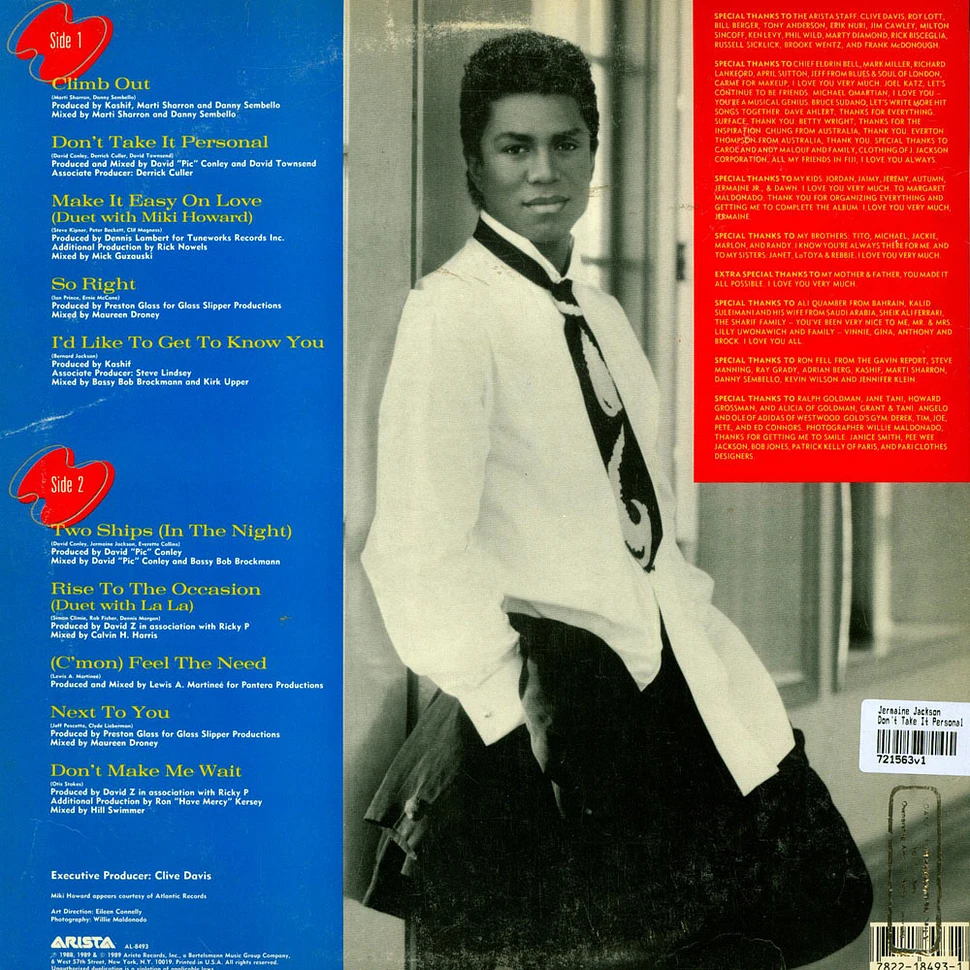 Jermaine Jackson - Don't Take It Personal