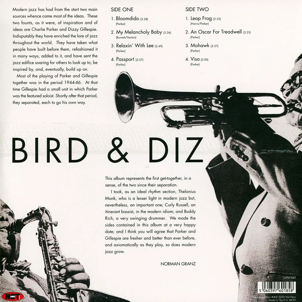 Charlie Parker & Dizzy Gillespie - Bird & Diz