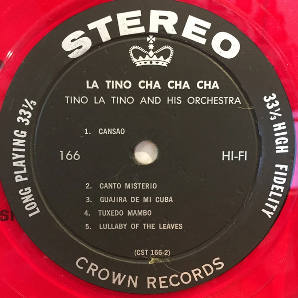 Tino La Tino And His Orchestra - La Tino Cha Cha Cha