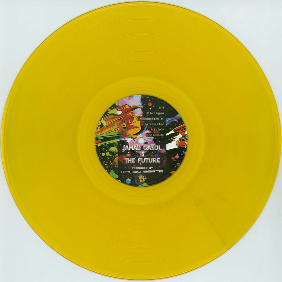 Jamal Gasol X Manzu Beatz - Jamal Gasol Is The Future Yellow Transparent Vinyl Edition