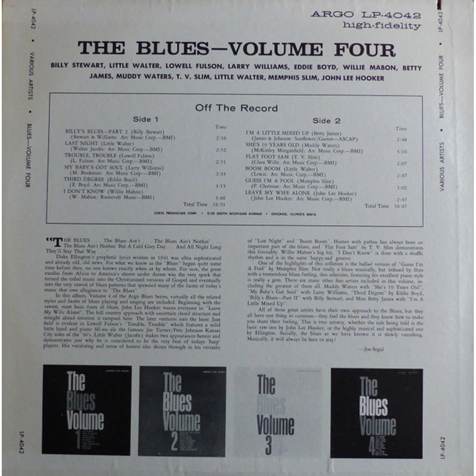 V.A. - The Blues - Volume Four