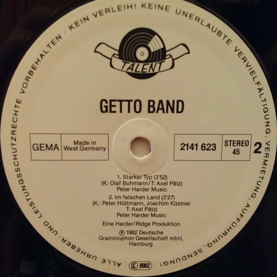 Getto Band - Im Falschen Land