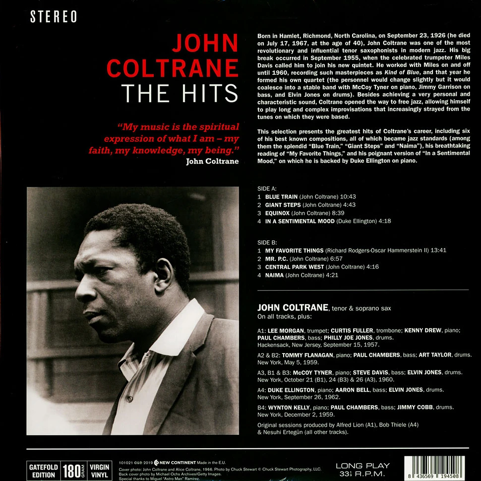 John Coltrane - The Hits Deluxe Gatefold Edition