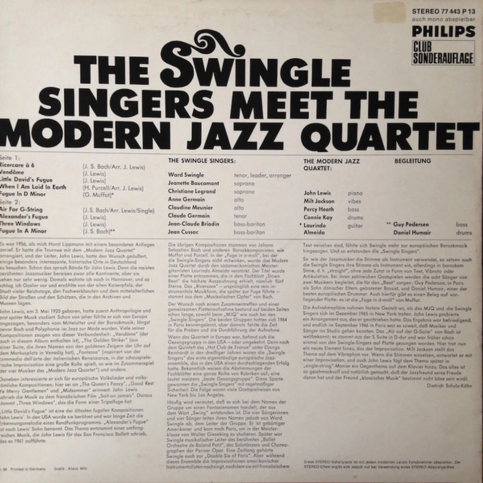 Les Swingle Singers Meet The Modern Jazz Quartet - The Swingle Singers Meet The Modern Jazz Quartet