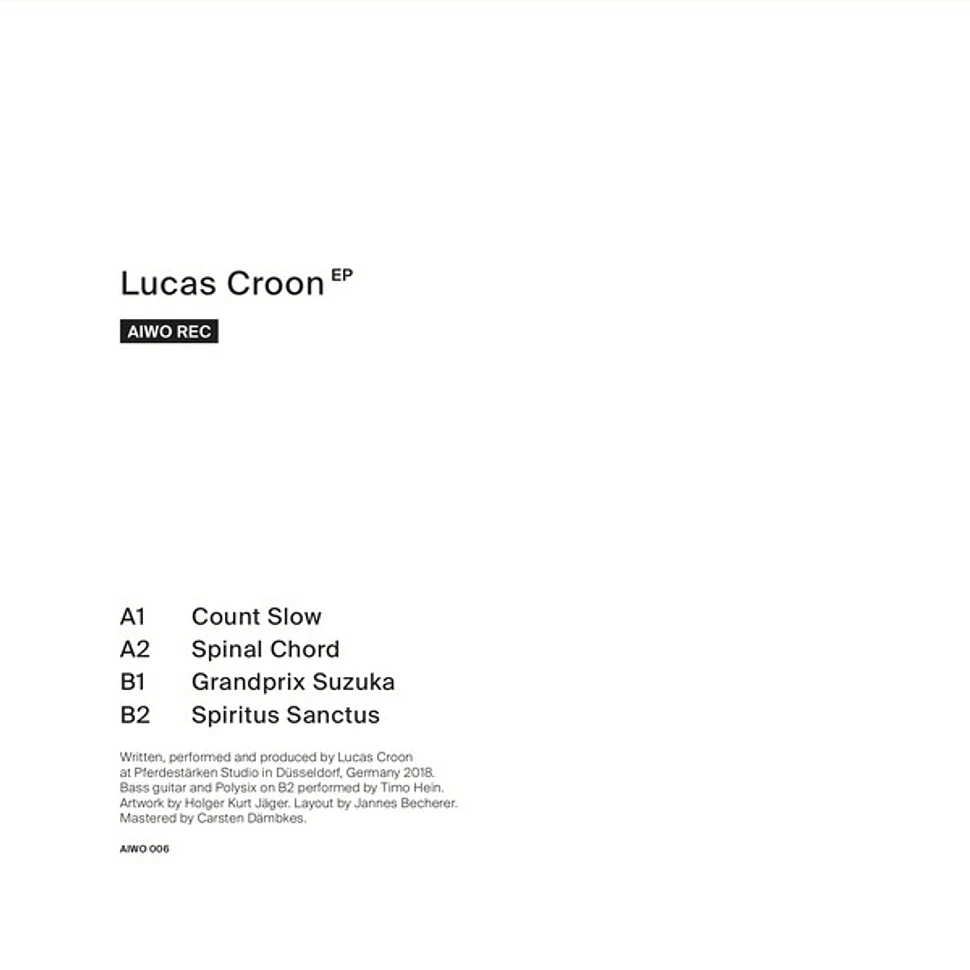 Lucas Croon - Lucas Croon EP