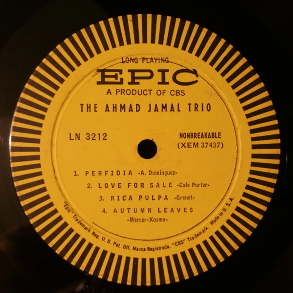 Ahmad Jamal Trio - The Ahmad Jamal Trio